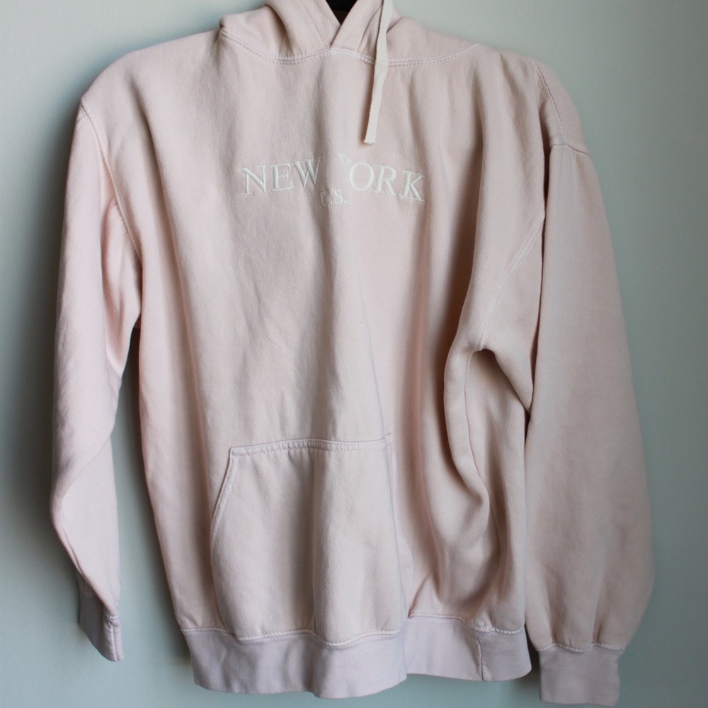 Brandy Melville New York Pink Sweatshirt